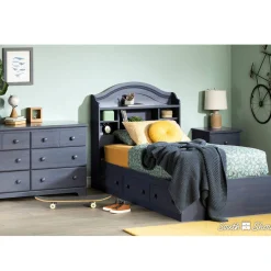 Twin Bed with Trawers Summer Breeze - Blueberry
