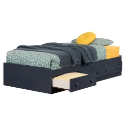 Twin Bed with Trawers Summer Breeze - Blueberry