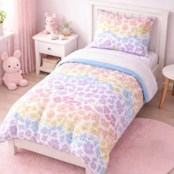 Twin Comforter Set - Flowers