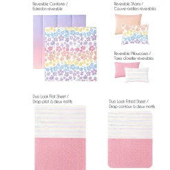 Twin Comforter Set - Flowers