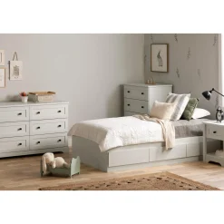 Twin Mates Bed - Hazen White Pine