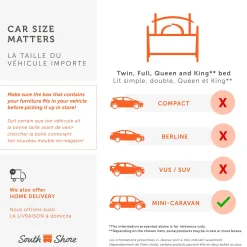 Twin Storage Bed with Baskets - Avilla Bleached Oak