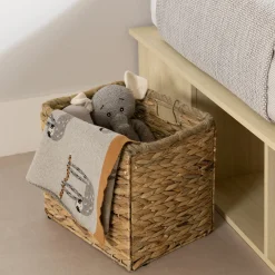 Twin Storage Bed with Baskets - Avilla Bleached Oak