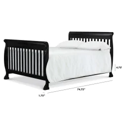 Twin/Full Size Bed Conversion Kit - Ebony
