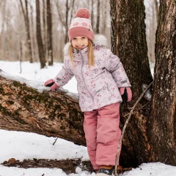 Two-Piece Snowsuit Flowers 2-6 years