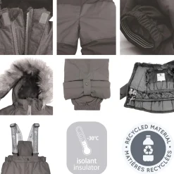 Two-Piece Snowsuit Flowers 2-6 years