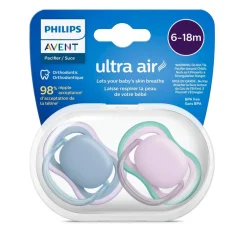 Ultra Air Pacifier 6-18m(2) - Lilac