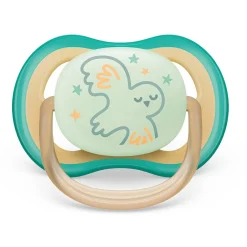 Ultra Air Pacifier Nighttime 0-6m Smiling Star/Owl 2-pack
