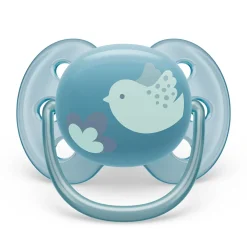 Ultra Soft Pacifier 6-18m Blue Dove / Silver Leaf 2-pack