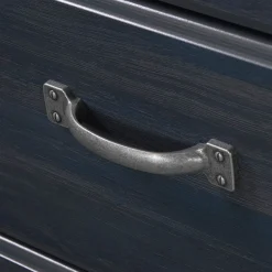 Ulysses Mates Twin Bed with 3 Storage Drawers - Blueberry