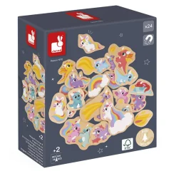 Unicorn & Dragon Magnets 24 Pieces