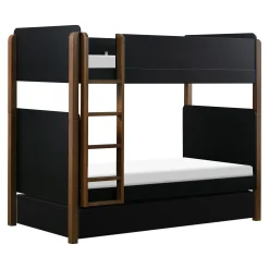 Universal Twin Storage Trundle Bed - Black