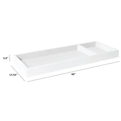 Universal Wide Removable Changing Tray - White Finish