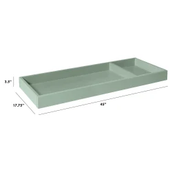 Universal Wide Removable Changing Tray - Light Sage
