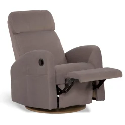 Upholstered Rocking Armchair Swivel, Glider, Recliner Hailey - Arlo Beige
