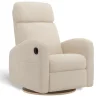 Upholstered Rocking Armchair Swivel, Glider, Recliner Hailey - Beyond Sheep Cream