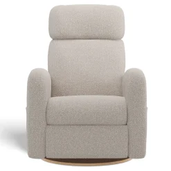 Upholstered Rocking Armchair Swivel, Glider, Recliner Hailey - Beyond Sheep Vanilla