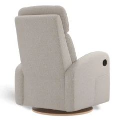 Upholstered Rocking Armchair Swivel, Glider, Recliner Hailey - Beyond Sheep Vanilla