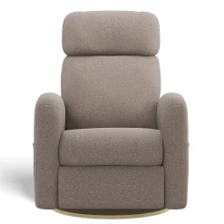 Upholstered Rocking Armchair Swivel, Glider, Recliner Hailey - Arlo Beige Motorized Electric