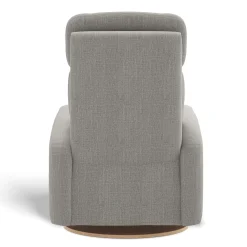 Upholstered Rocking Armchair Swivel, Glider, Recliner Hailey - Nubia Silver