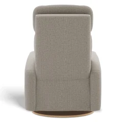 Upholstered Rocking Armchair Swivel, Glider, Recliner Hailey - Breather Driftwood Motorized Electric
