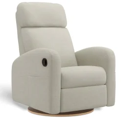 Upholstered Rocking Armchair Swivel, Glider, Recliner Hailey - Como Sand