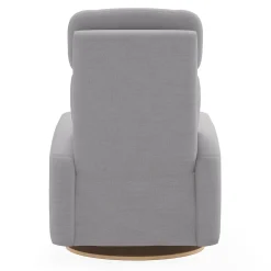 Upholstered Rocking Armchair Swivel, Glider, Recliner Hailey - Como Dove Grey Motorized Electric