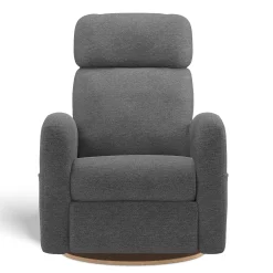 Upholstered Rocking Armchair Swivel, Glider, Recliner Hailey - Nexus Charcoal