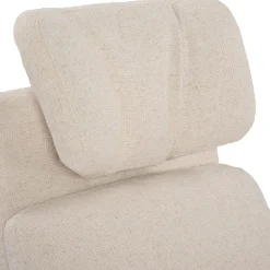 Upholstered Rocking Armchair Swivel, Glider, Recliner Hailey - Henequen Motorized Electric