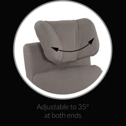 Upholstered Rocking Armchair Swivel, Glider, Recliner Hailey - Beyond Sheep Cream Motorized Electric