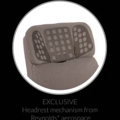 Upholstered Rocking Armchair Swivel, Glider, Recliner Hailey - Beyond Sheep Cream Motorized Electric