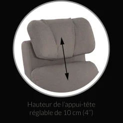 Upholstered Rocking Armchair Swivel, Glider, Recliner Hailey - Arlo Pearl Motorized Electric