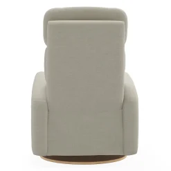 Upholstered Rocking Armchair Swivel, Glider, Recliner Hailey - Como Sand Motorized Electric