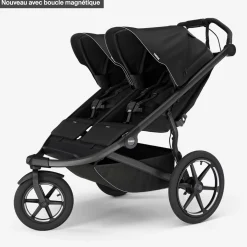 Urban Glide 3 Double Stroller with Magnetic Buckle