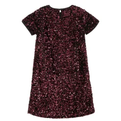Velour Sequins Dress 7-14