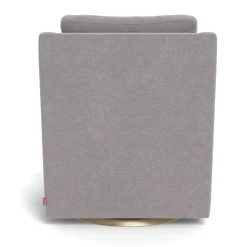 Vera Rocking and Swivel Chair - Pepper Grey / Gold