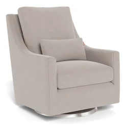 Vera Rocking and Swivel Chair - Sand / Steel
