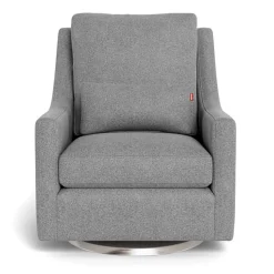 Vera Rocking and Swivel Chair - Pepper Grey / Steel