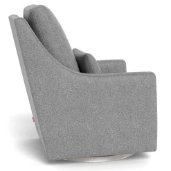 Vera Rocking and Swivel Chair - Pepper Grey / Steel