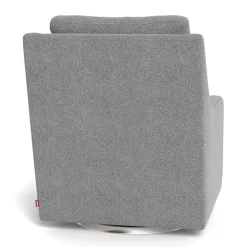 Vera Rocking and Swivel Chair - Pepper Grey / Steel