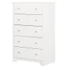Vito 5-Drawer Chest - Pure White