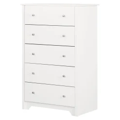 Vito 5-Drawer Chest - Pure White
