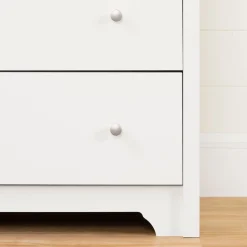 Vito 6-Drawer Double Dresser - Pure White