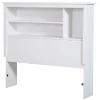 Vito Twin Bookcase Headboard - Pure White