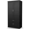 Wardrobe Armoire - Acapella Pure Black