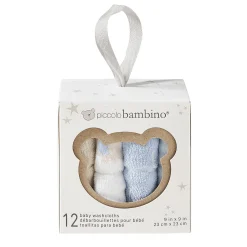 Washcloths Gift box (12) - Blue