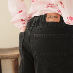 Wide Leg Black Denim 2-8y