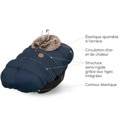 Winter Car Seat Cover - Classic Collection - Blush