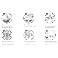 Winter Car Seat Cover - Classic Collection - Blush