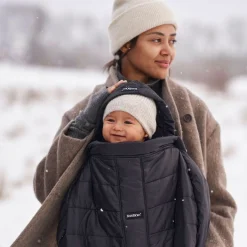 Winter Cover Baby Carrier - Black